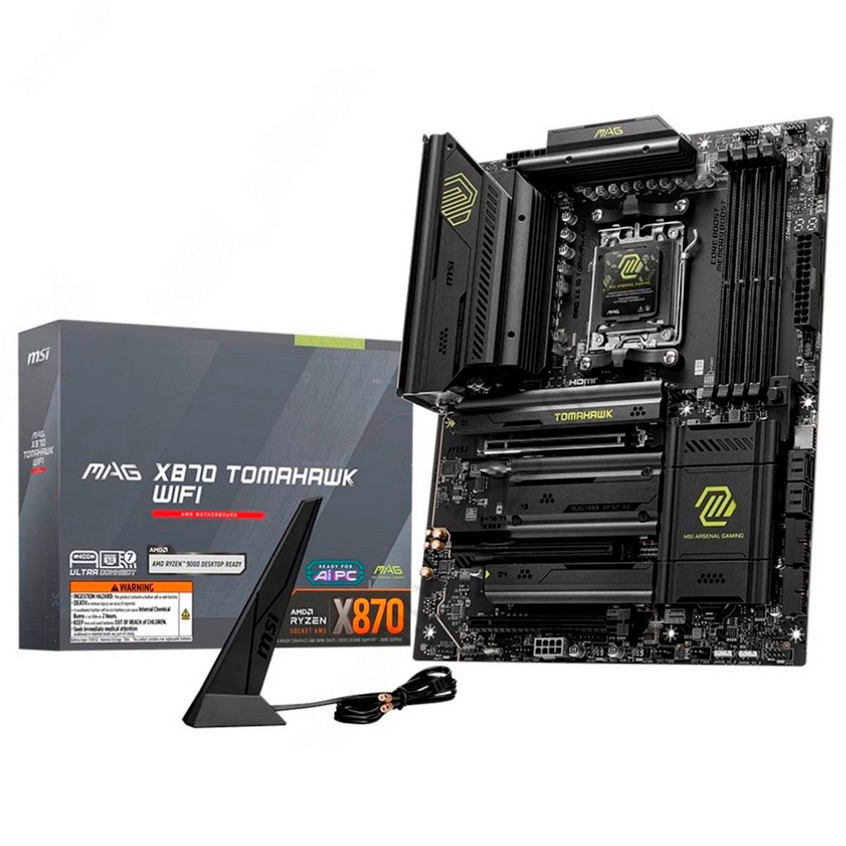 Изображение товара Материнская плата MAG X870 TOMAHAWK WIFI, AMD X870, ATX (шт)