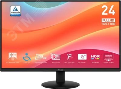 Изображение товара Монитор MSI Pro MP242L 23.8" IPS Full HD 100 Гц Изображение товара Монитор MSI Pro MP242L 23.8" IPS Full HD 100 Гц