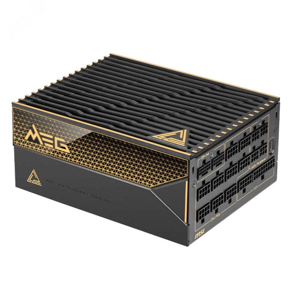 Изображение товара Блок питания MEG Ai1600T PCIE5 Titanium, ATX, 1600 Вт (шт)
