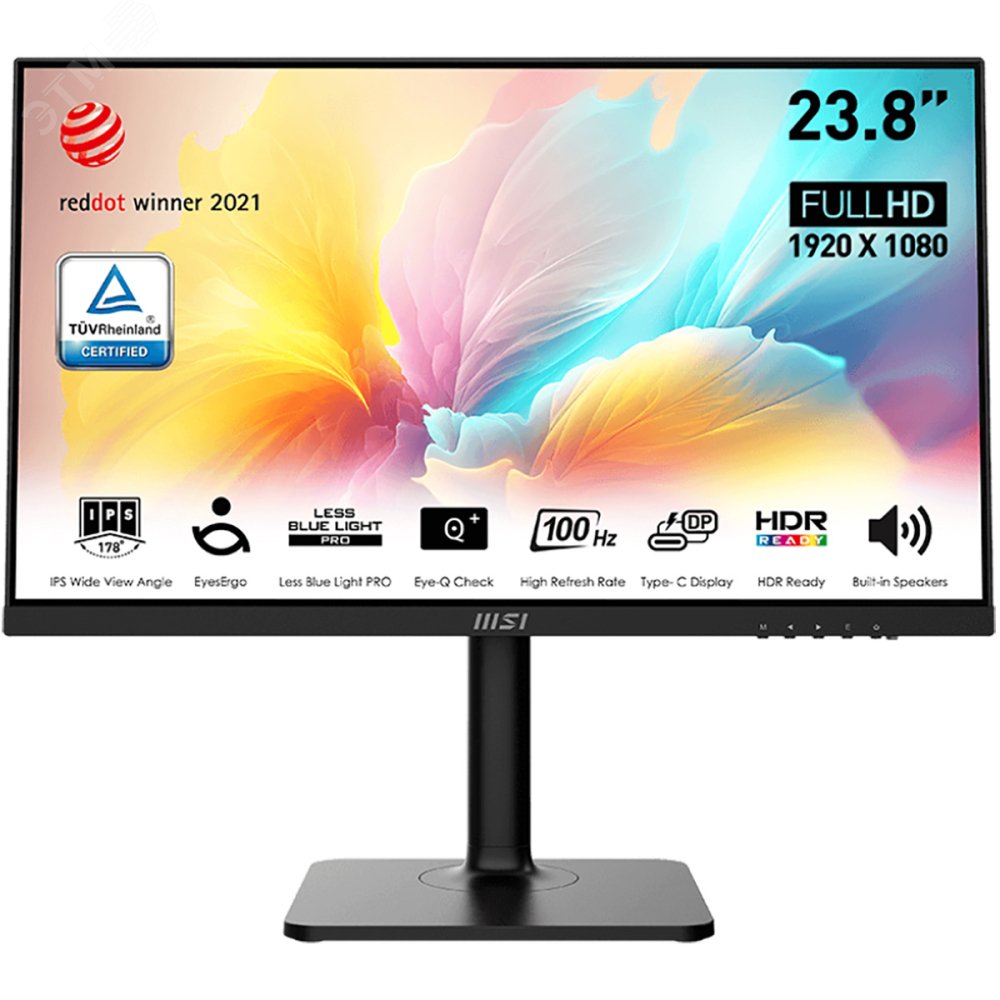 Монитор для компьютера 23.8'' Modern MD2412P,IPS,1920x1080,HDMI,Type C ...