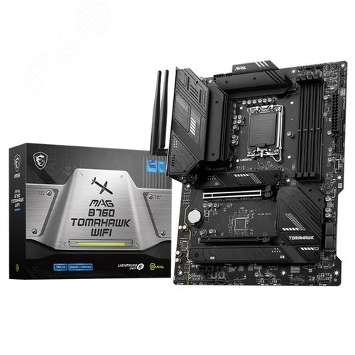 Изображение товара Материнская плата MAG B760 TOMAHAWK, Intel B760, ATX (шт)