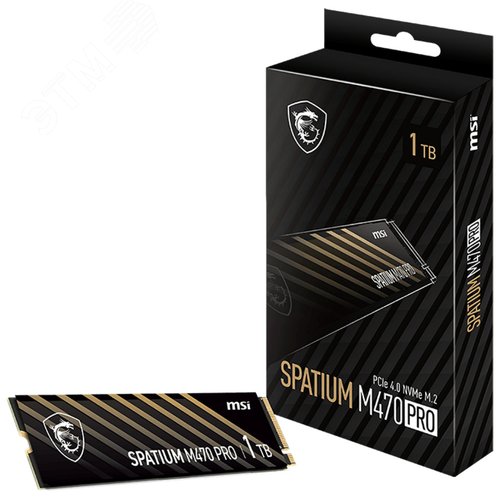 Изображение товара Накопитель SSD M.2 2280 1ТБ M470 PRO, PCIe Gen4x4 NVMe, 3D NAND, 7000/5000 Мб/с (шт)