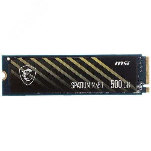 Изображение товара Накопитель SSD M.2 2280 500ГБ M450 V1, PCIe NVMe, 3D NAND, 3600/3000 Мб/с (шт)