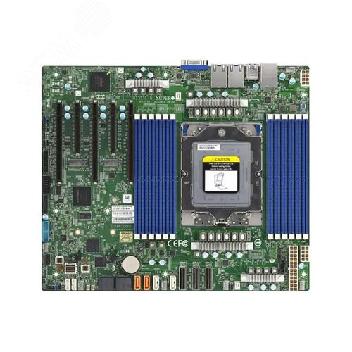 Изображение товара Материнская плата OEM ATX, 12 DDR5 DIMM, SP5, 2 М.2 PCI-E x4, 8 SATA3 6 Гб/с (шт)