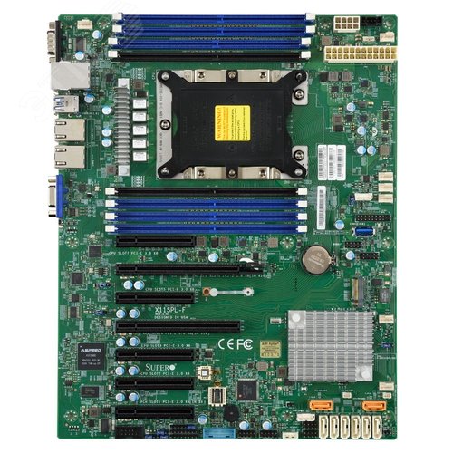 Изображение товара Материнская плата OEM ATX, 8 DDR4 DIMM, LGA3647, 1 M.2 PCI-E x4, SATA3 6 Гб/с (шт)