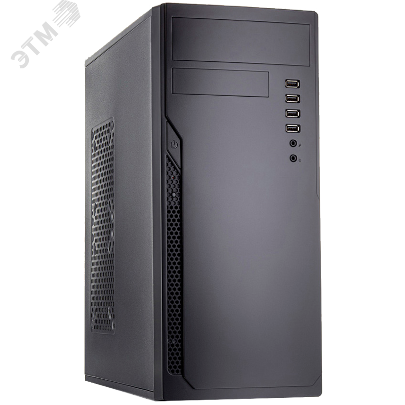Изображение товара Корпус Foxline FL-301 с блоком питания 450Вт Middle Tower ATX черный