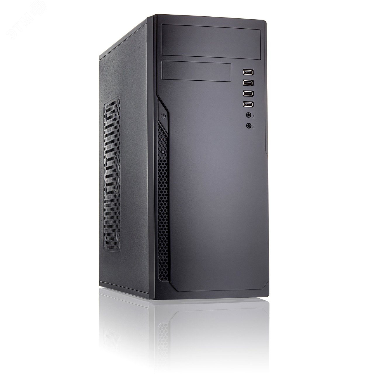 Изображение товара Корпус Foxline FL-301 с блоком питания 450Вт, Middle Tower, ATX, черный