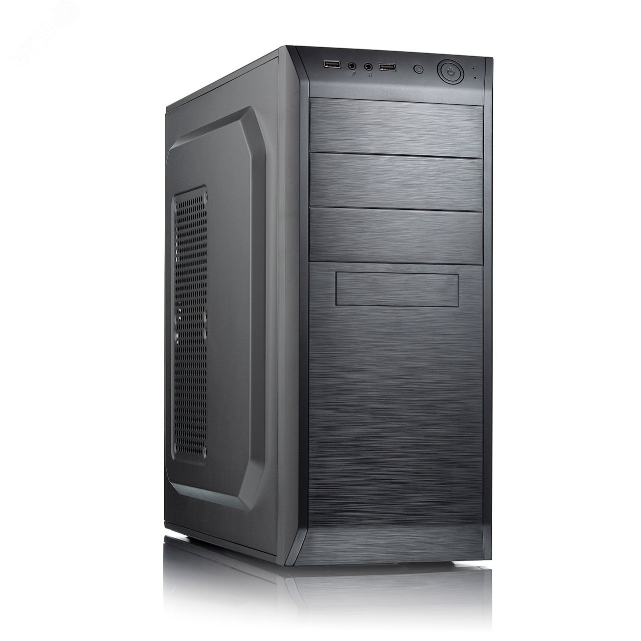 Изображение товара Корпус Foxline FL-815 с блоком питания 450Вт, Middle Tower, черный