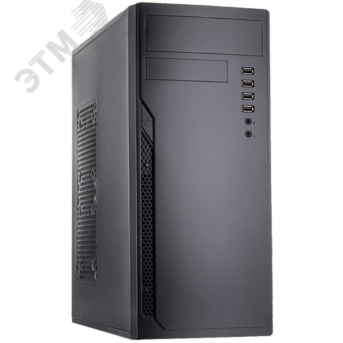Изображение товара Корпус Foxline FL-301 с блоком питания 450Вт, Middle Tower, ATX, черный (шт)
