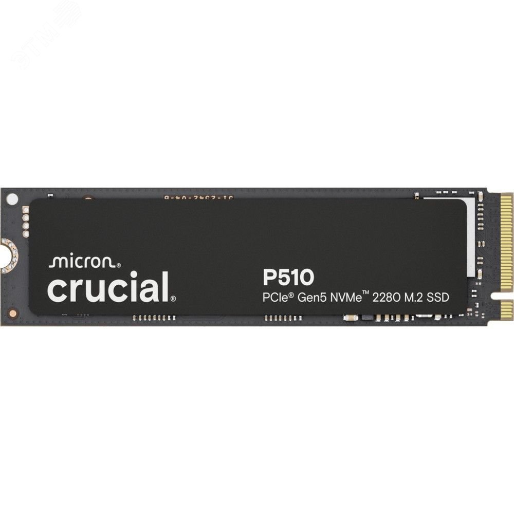 Изображение товара Накопитель SSD M.2 2280 2ТБ, NVMe, PCIe 5.0 x4, NAND TLC, 10000/8700 Мб/с (шт)