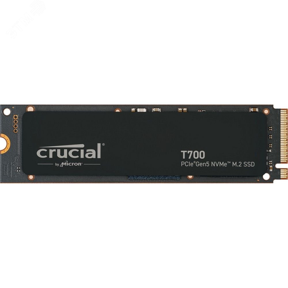 Изображение товара Накопитель SSD M.2 2280 4ТБ, NVMe, PCIe 5.0 x4, NAND TLC, 12400/11800 Мб/с (шт)