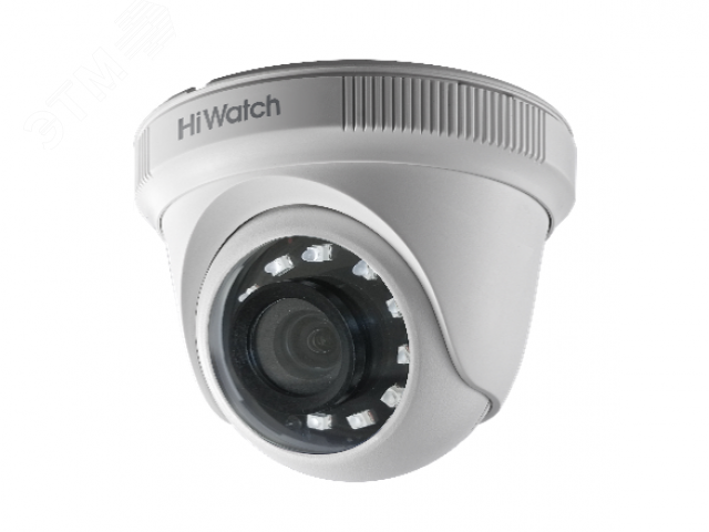 Видеокамера аналоговая 2 Мп купольная уличная IP66 ИК-20 (3.6mm) HDC-T020-P(B)(3.6mm) Hiwatch Ecoline