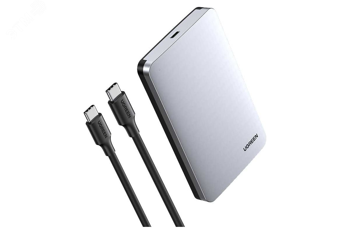 Изображение товара Корпус внешний для HDD-SSD 2,5'', USB-C 3.1 GEN2 (шт)