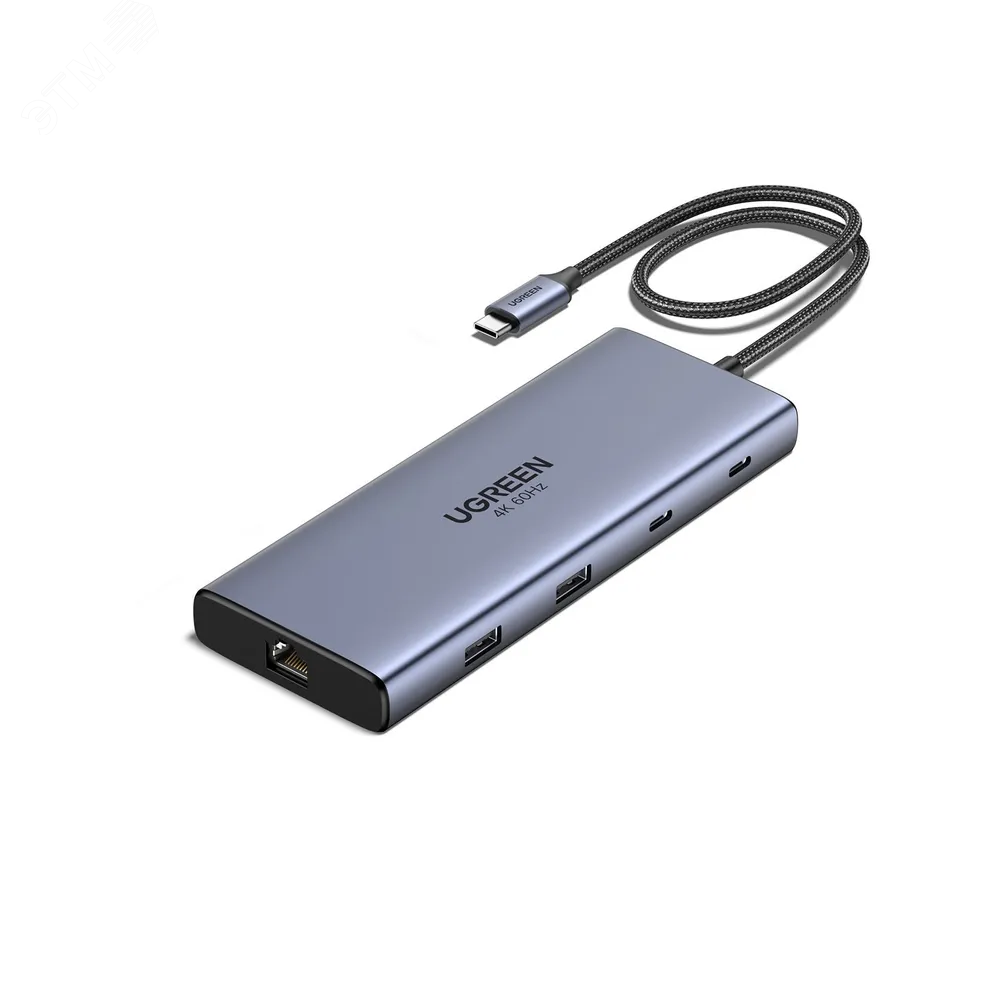 Изображение товара Хаб USB CM639 10 в 1 USB-C USB-A HDMI Ethernet SD TF для ноутбука и ПК