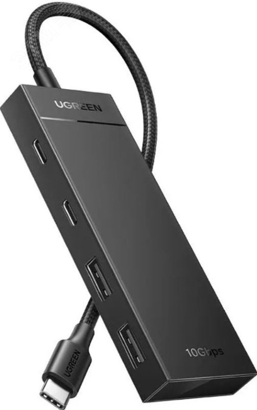 Изображение товара USB-C хаб UGREEN CM806 2xUSB-A 2xUSB-C без PD, быстрое соединение
