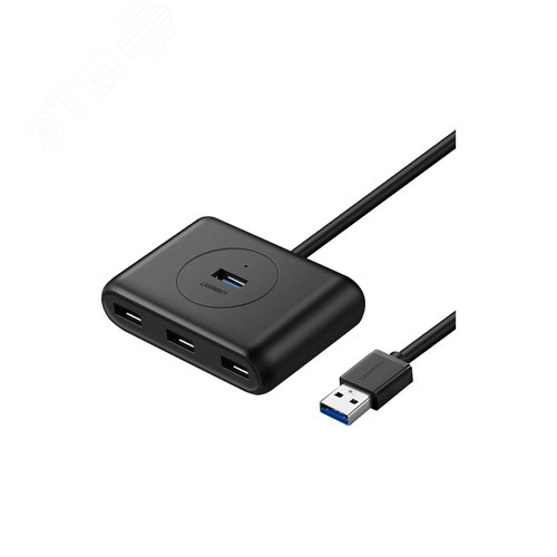 Изображение товара Хаб USB 3.0 with USB-C Port, 1 м., черный (шт)