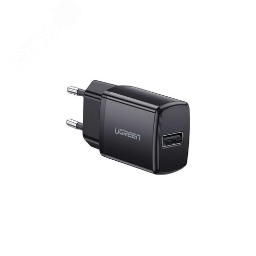 Изображение товара Зарядное устройство сетевое USB A 10W, черный (шт)