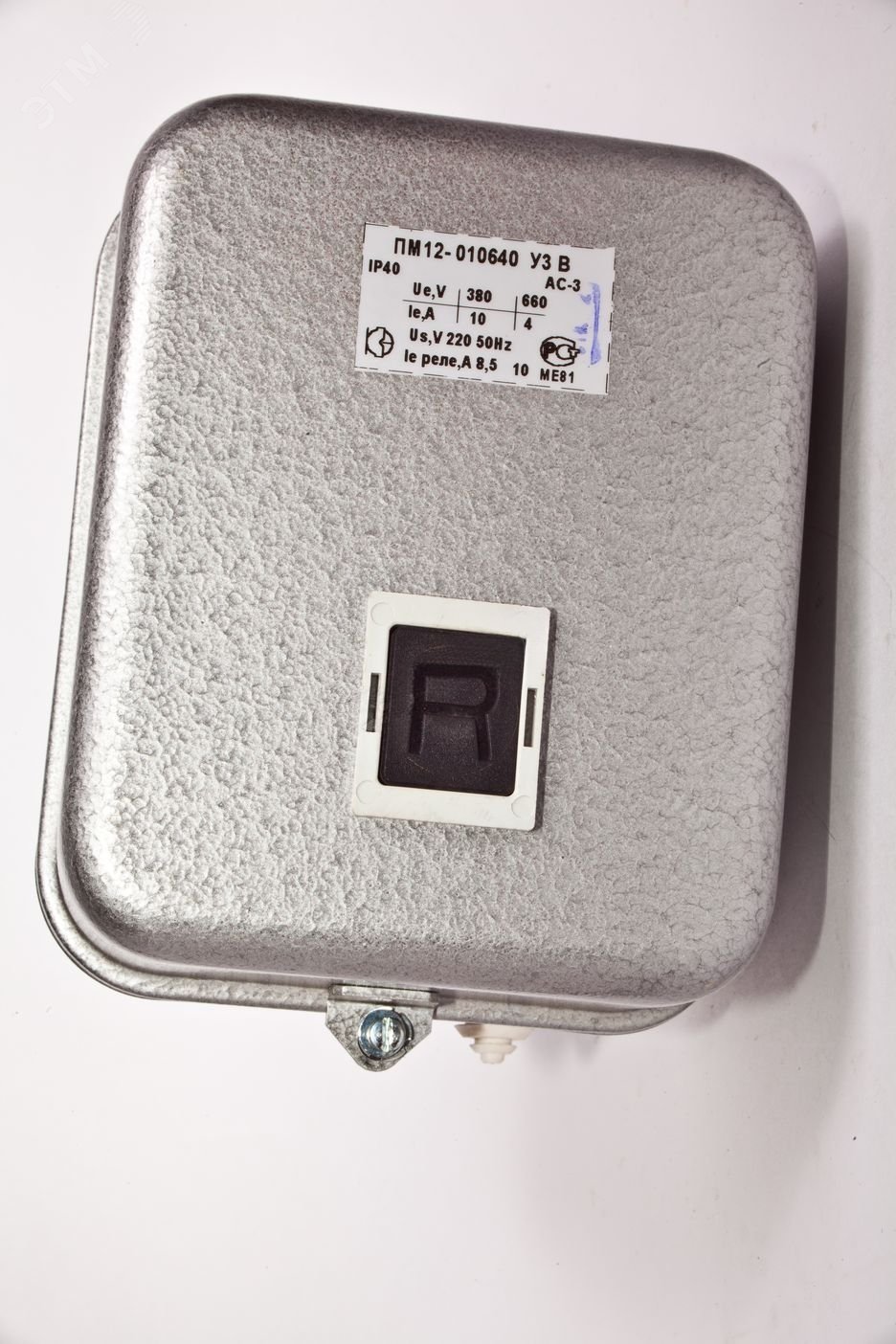 Пускатель электромагнитный У3 В 220В (4з+2р) РТТ5-10-1 8.50А артикул ...