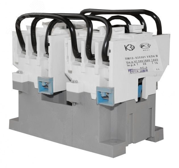 Изображение товара Электромагнитный реверсивный контактор УХЛ4 380В 25А для автоматизации