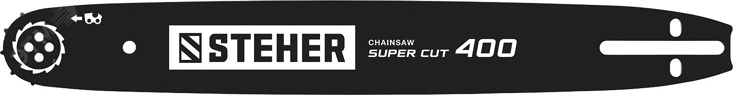 Изображение товара Шина для бензопил STEHER 40 см шаг 0.325 дюйма паз 1.5 мм