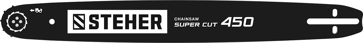 Шина для бензопил type B, шаг 0.325'', паз 1.5 мм, 45 см