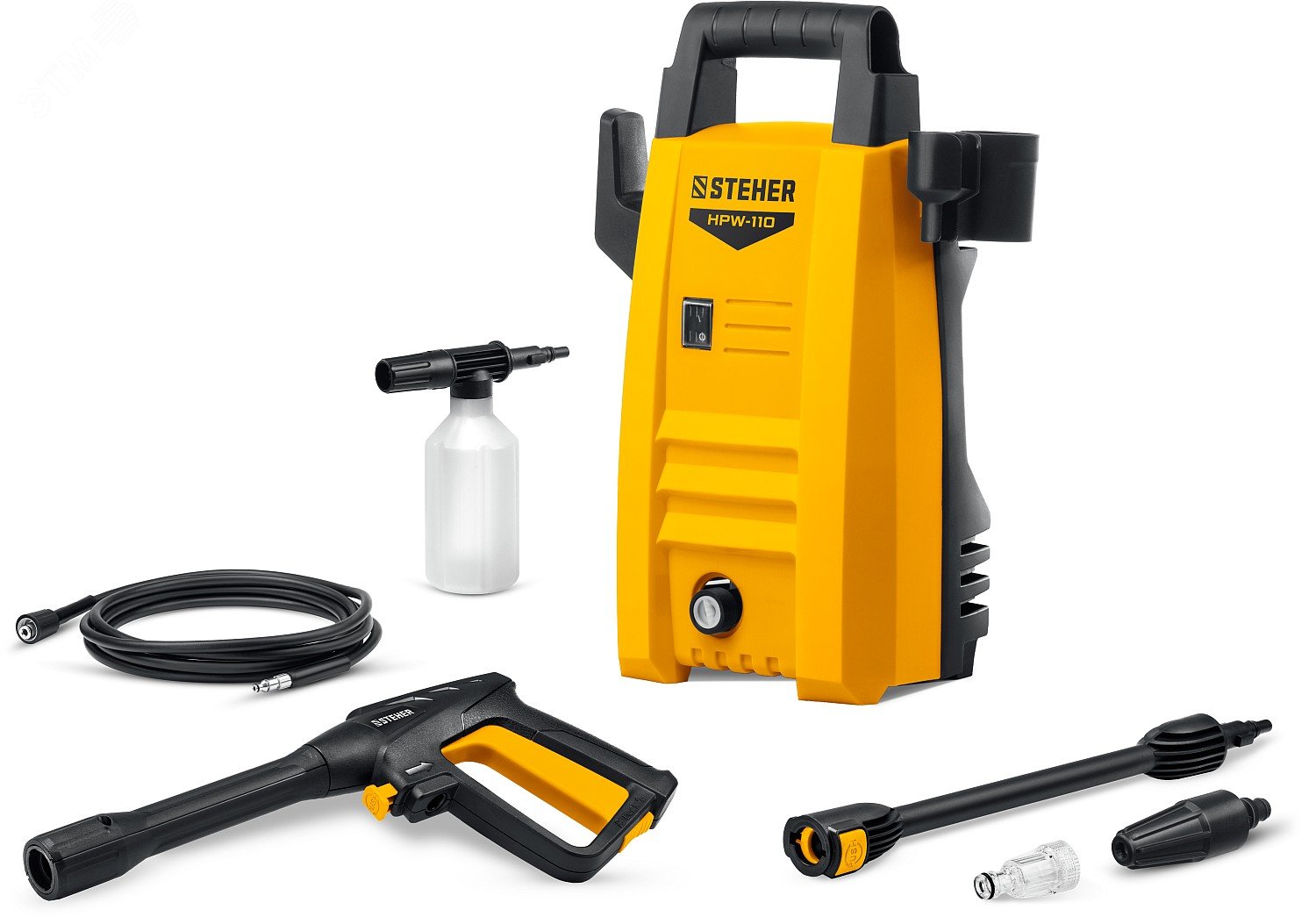 Изображение товара Мойка высокого давления 110 Атм, 1400 Вт, пистолет G-180 (шт)