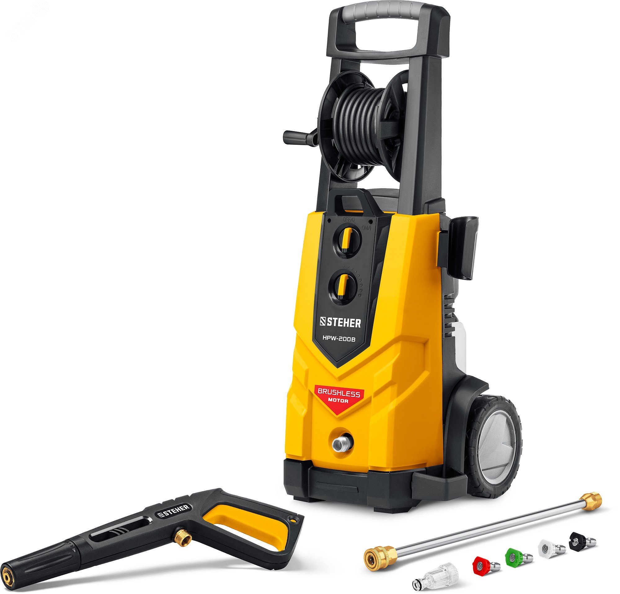 Изображение товара Мойка высокого давления 200 Атм, 2600 Вт с пистолетом G-280 PRO