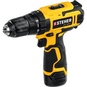 Изображение товара Дрель-шуруповерт 12 В, 30 Нм, 1 АКБ (2 Ач), кейс (шт)