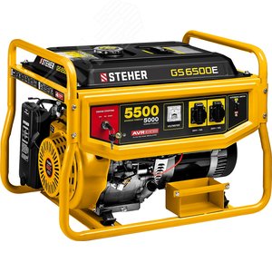 Изображение товара Генератор бензиновый 5500 Вт с электростартером (шт)