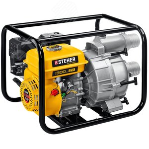 Изображение товара Мотопомпа бензиновая 1300 л/мин для грязной воды (шт)