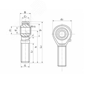 Изображение товара Шарнирный наконечник POS20L TECHNIX (шт)