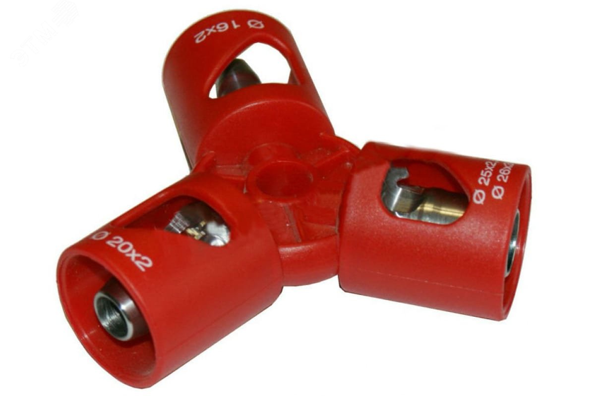 Изображение товара Фаскосниматель тройной и калибратор Icomar 00784.02 для труб 16x2 мм 20x2 мм 25x2 5 мм и 26x3 мм