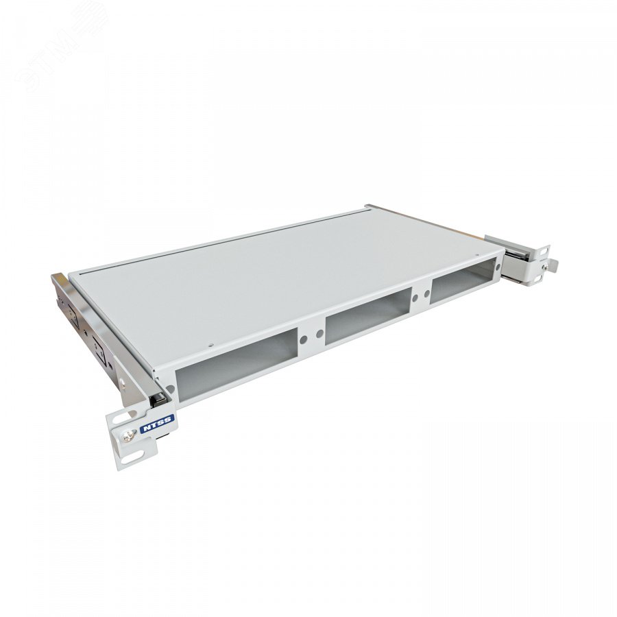 Изображение товара Кросс распределительный стоечный 1U до 24 портов для оптических волокон