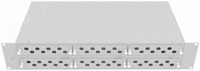 Изображение товара Кросс распределительный стоечный 2U до 48 портов Кл без планок KOSCAB