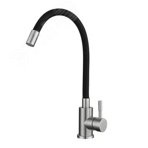 Изображение товара Смеситель для кухни TSB-114-BL002 гибкий излив ЧЕРНЫЙ тип См-МОЦБА (шт)