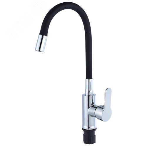 Изображение товара Смеситель для кухни TSARSBERG TSB-732-BL02 черный гибкий излив тип См-МОЦБА (шт)