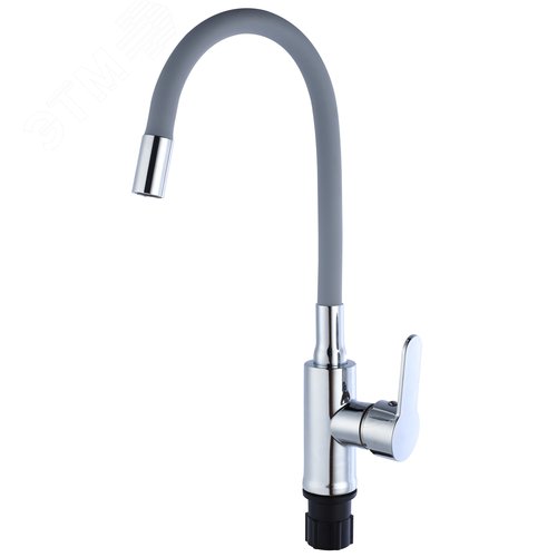 Изображение товара Смеситель для кухни TSARSBERG TSB-732-GR05 серый гибкий излив тип См-МОЦБА (шт)