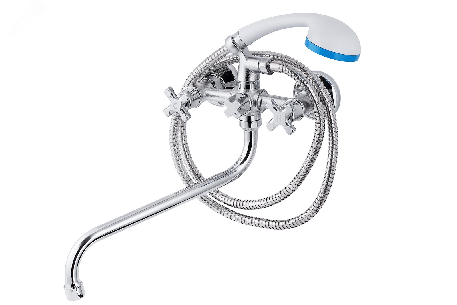 Изображение товара Смеситель для ванны с душем TSARSBERG TSB-11-88 из ZAMAK Россия