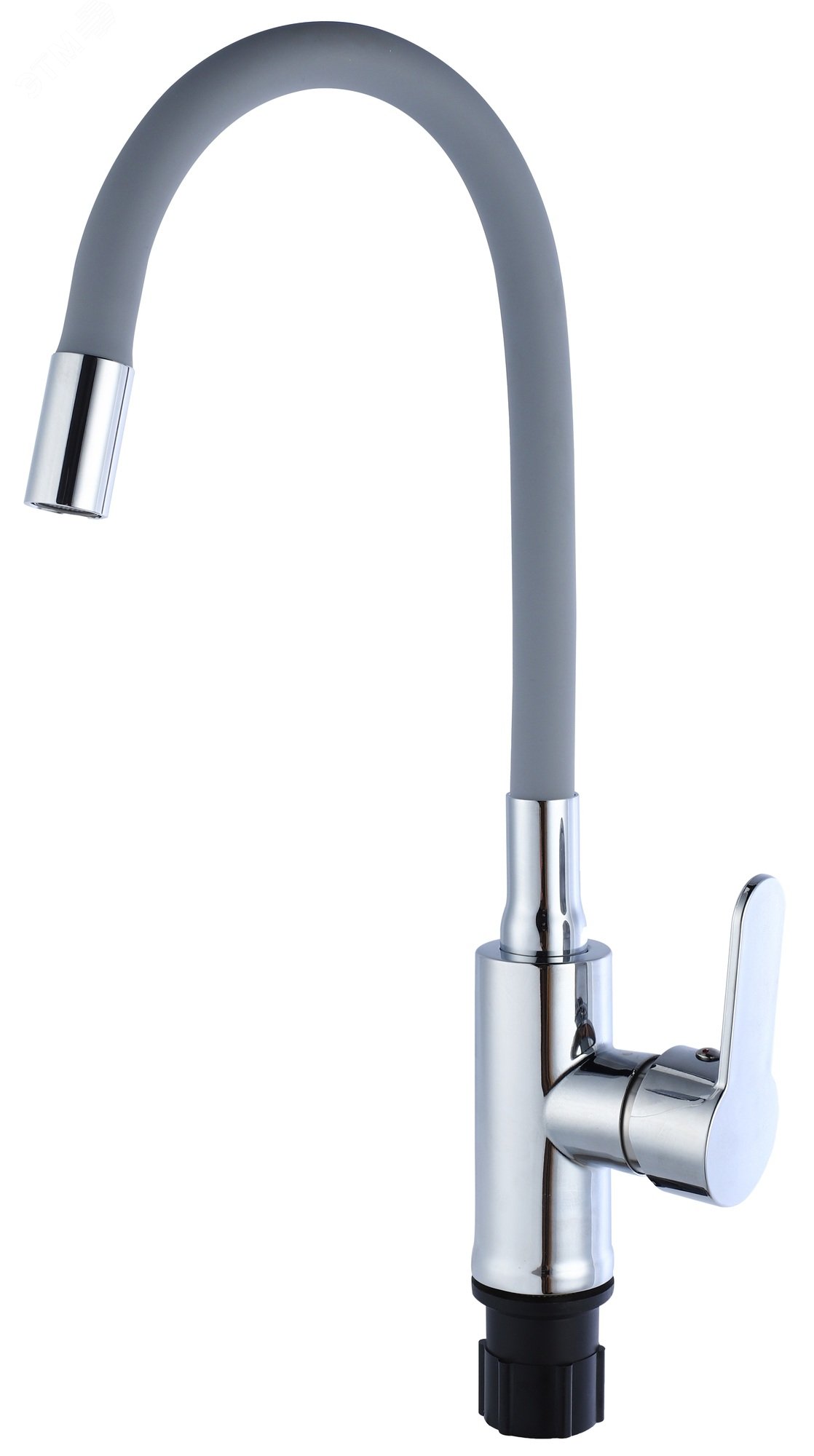 Изображение товара Композитный кухонный смеситель TSARSBERG TSB-732-GR05 с гибким изливом