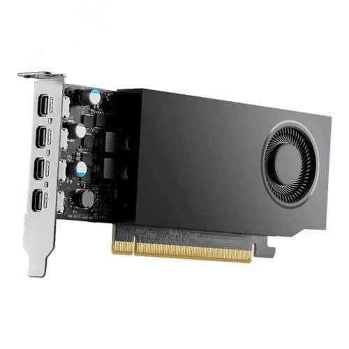 Изображение товара Графический ускоритель RTX A1000 8ГБ, NVIDIA RTX A1000, PCI-E 16x, GDDR6, 128 бит, 12000 МГц, BULK (шт)