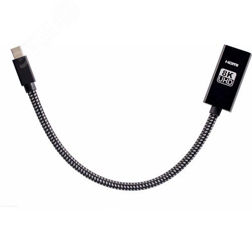Изображение товара Кабель-адаптер Mini DisplayPort M на HDMI F, 8K@60Hz, 0.2м. (шт)
