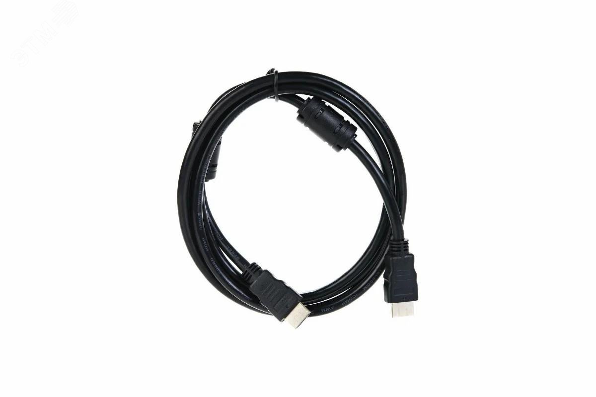 Изображение товара Кабель HDMI 19M на HDMI-19M v2.0 +3D/Ethernet, 2 фильтра, 2м. (шт)
