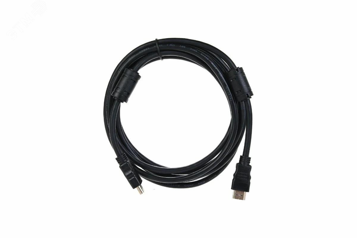 Изображение товара Кабель HDMI 19M на HDMI 19M v2.0 +3D/Ethernet, 2 фильтра, 3м. (шт) Изображение товара Кабель HDMI 19M на HDMI 19M v2.0 +3D/Ethernet, 2 фильтра, 3м. (шт)