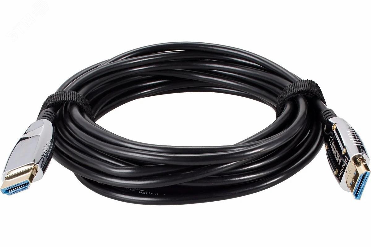 Изображение товара Активный оптический кабель HDMI v2.1 19M на 19M, 8K@60 Hz, 5м. (шт) Изображение товара Активный оптический кабель HDMI v2.1 19M на 19M, 8K@60 Hz, 5м. (шт)