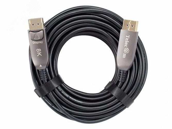 Изображение товара Активный оптический кабель DisplayPort v1.4, 8K@60Hz, 15м. (шт)
