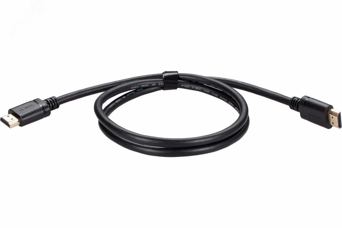 Изображение товара Кабель HDMI v2.1 19M на 19M, 8KX60Hz, 1м. (шт)