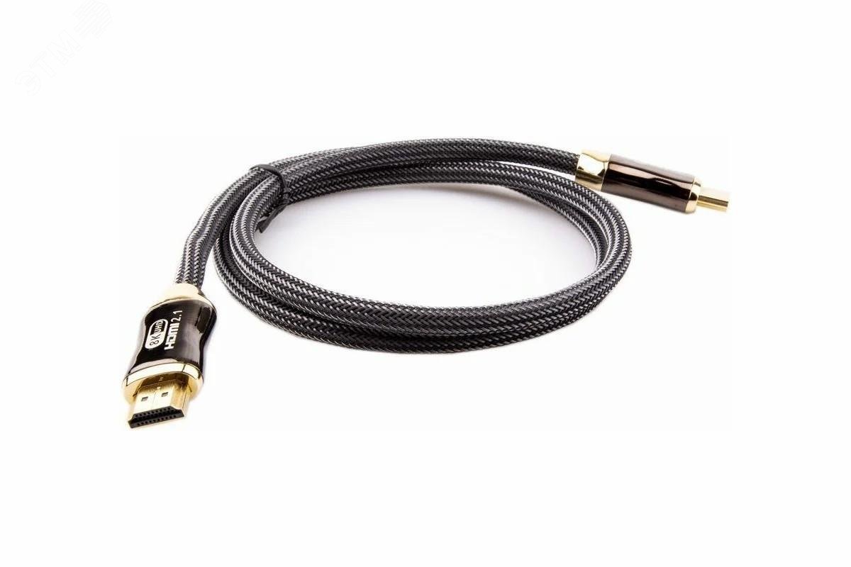 Изображение товара HDMI 2.1 кабель 1м 8K@60Hz сверхскоростной для телевизоров и гаджетов