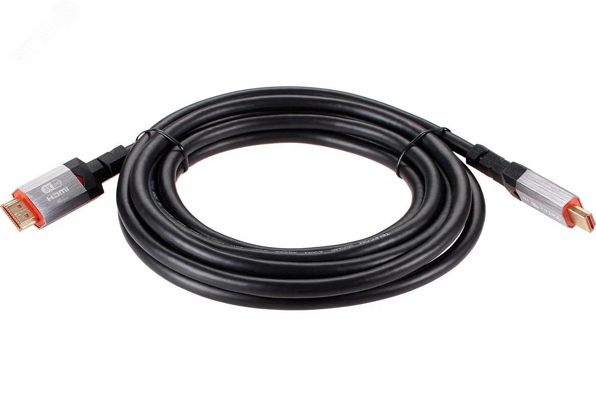 Изображение товара HDMI кабель v2.1 8K 3м сверхскоростной для 8K и 4K видео с поддержкой HDR VRR и eARC Изображение товара HDMI кабель v2.1 8K 3м сверхскоростной для 8K и 4K видео с поддержкой HDR VRR и eARC