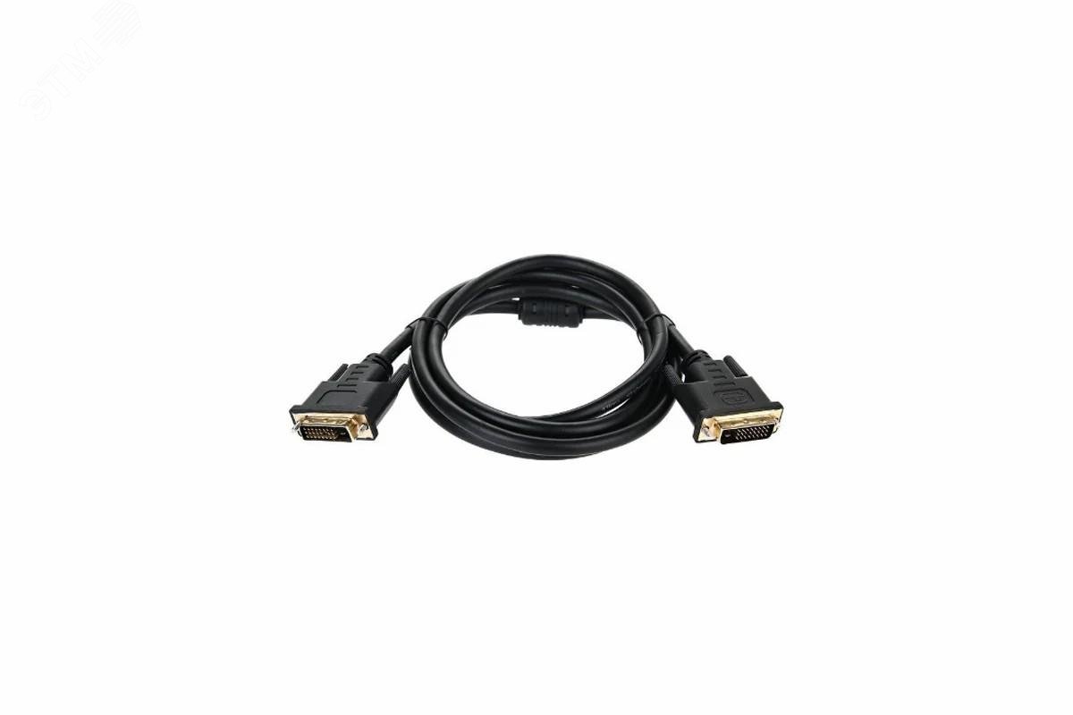 Изображение товара Кабель DVI-D 25M на DVI-D Dual link 25M, экран, феррит.кольца, 1.8м. (шт)