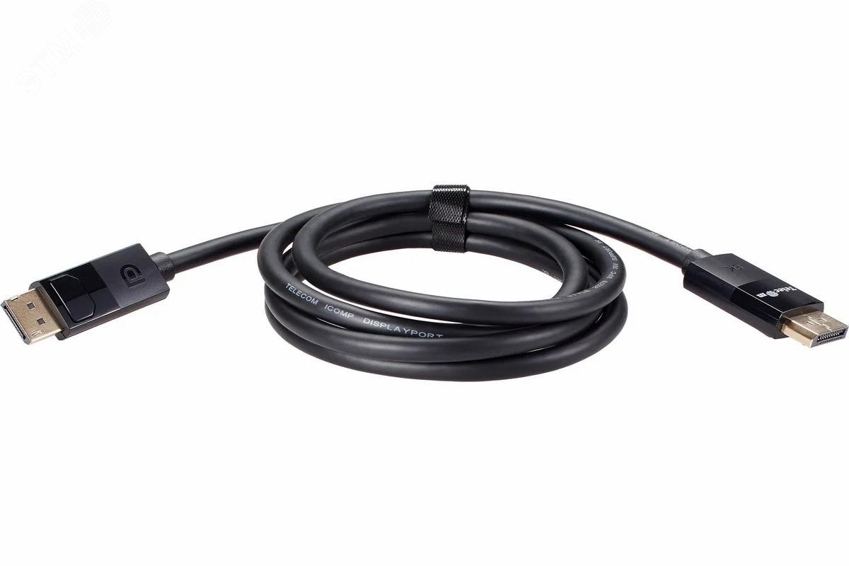 Изображение товара DisplayPort кабель 1.4 Telecom 1.5м 8K 60Hz сверхскоростной медь Софтовый кабель для видеосигнала